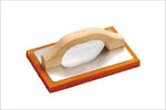 MASIDEF---FRATTAZZO-GOMMAPIUMA-ARANCIO-CON-BASE-INOX-14X21