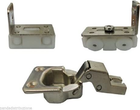 MASIDEF---KIT-1+1-GUARNITURA-BINARI-SCORREVOLE-PER-ANTE-A-LIBRO