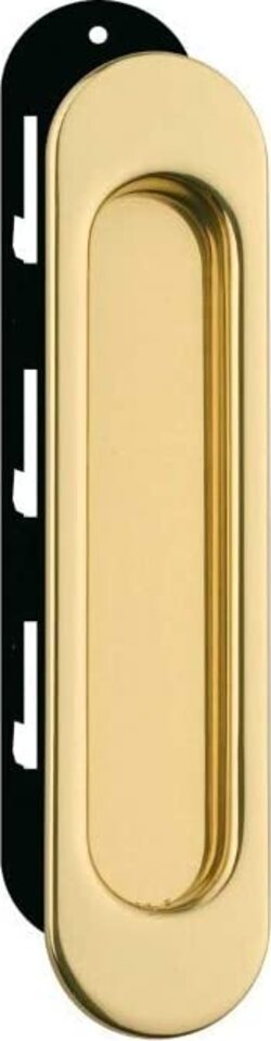 MASIDEF---MANIGLIA-AD-INASSO-OVALE-CON-SOTTOPLASTICA---COLORE-ORO