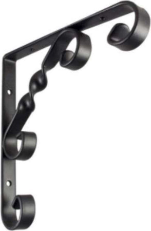 MASIDEF---MENSOLA-DECORATIVA-IN-ACCIAIO-VERNICIATO-100x100MM---COLORE-NERA