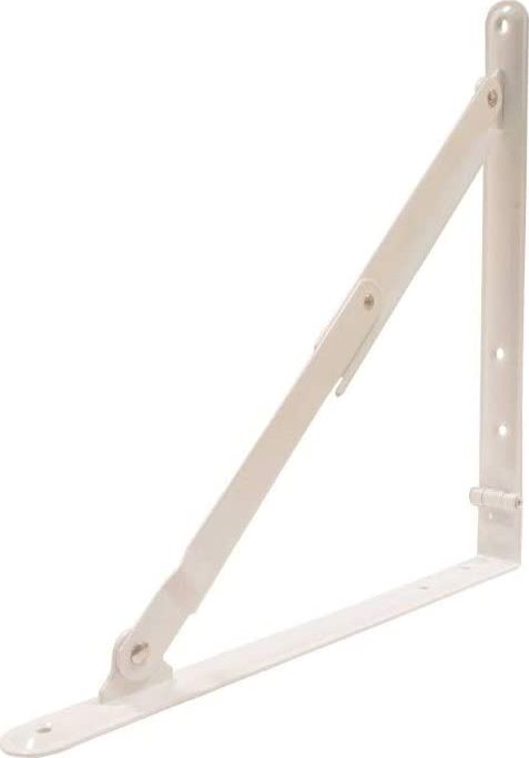 MASIDEF---REGGIMENSOLA-PIEGHEVOLE-IN-METALLO-30x30CM---VERNICIATO-COLORE-BIANCO