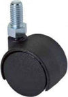 MASIDEF---RUOTA-GEMELLATA-CON-PERNO-IN-NYLON-NERO-M8X15mm-DIMETRO-40