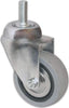 MASIDEF---RUOTA-GIREVOLE-CON-PERNO-FILETTATO-10X25MM-Ø80MM---IN-GOMMA-COLORE-GRIGIO