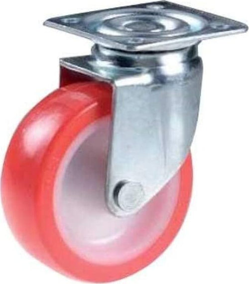 MASIDEF---RUOTA-PIROETTANTE-IN-POLIURETANO-CON-PIASTRA-47X47-D.40mm