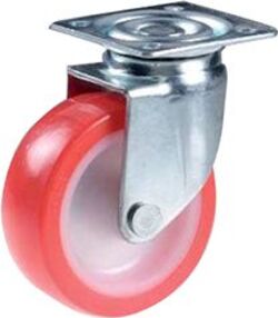 MASIDEF---RUOTA-PIROETTANTE-IN-POLIURETANO-CON-PIASTRA-DIAM.-63mm-ATTACCO-47X47mm
