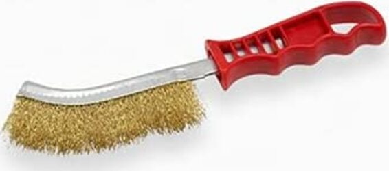 MASIDEF---SPAZZOLA-CON-SETOLE-METALLICHE-RICURVA-PER-SMERIGLIARE---IMPUGNTURA-IN-PLASTICA---IDEALE-PER-CALORIFERI