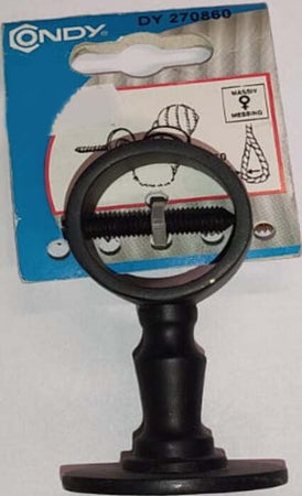 MASIDEF---SUPPORTO-PER-FUNE-IN-OTTONE-COLORE-NERO-30MM---CON-VITE-FILETTATA