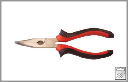 MASIDEF-CONMETALL-PINZA-BECCHI-SEMITONDI-CURVI-MANICI-IN-BIMATERIALE-ROSSO/NERO-200MM