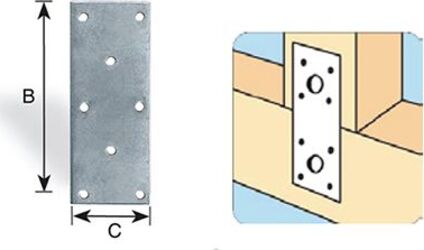 MASIDEF-CONNEX---GIUNTO-A-PIASTRA-FORATO-LEGGERO-MM2-75X40mm-ZINCATO