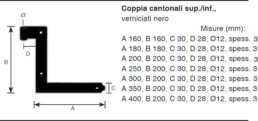 MASIDEF--COPPIA-CANTONALI-VERNICIATI-NERO-L.400X200X30X28