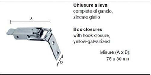 Masidef-DY2006391---Chiusure-a-leva-complete-di-gancio,-zincate-giallo-75x30mm