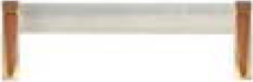 MASIDEF--MANIGLIA-FINTO-VETRO-ANGOLI-ORO-96MM