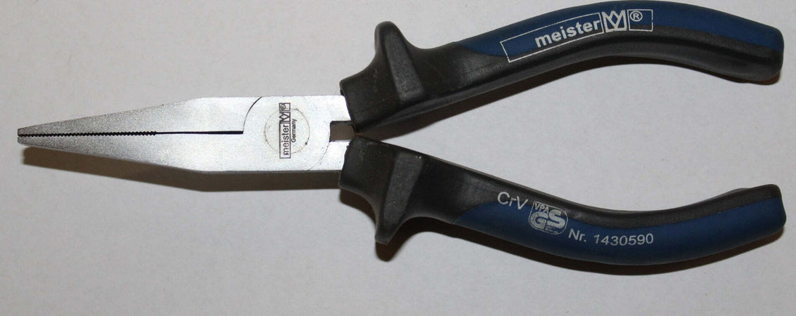 MASIDEF-MEISTER-PINZA-BECCHI-DRITTI-PIATTI-MANICI-BIMATERIALE-BLU/NERO-160MM