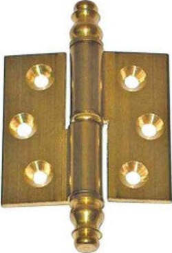 MASIDEF-MOBILIA-2-CERNIERE-PER-MOBILI-IN-OTTONE-LUCIDO-CON-TESTINA-mm-50X40DX