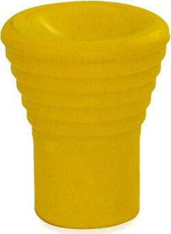 MASIDEF-POMOLO-PLASTICA-RIGATO-GIALLO---DIAM.-15-MM