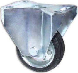 MASIDEF--RUOTA-IN-GOMMA-A-PIASTRA-FISSA-DIAMETRO-mm-125