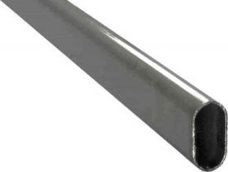 MASIDEF--TUBO-PER-ARMADIO-OVALE-IN-METALLO-CROMATO-30X15MM-LUNGHEZZA-90CM