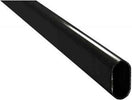 MASIDEF--TUBO-PER-ARMADIO-OVALE-IN-METALLO-NERO-30X15MM-LUNGHEZZA-90CM