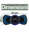 Massaggiatore Cervicale Elettrostimolatore Mini Portatile Massaggio Collo