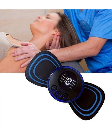 Massaggiatore Cervicale Elettrostimolatore Mini Portatile Massaggio Collo