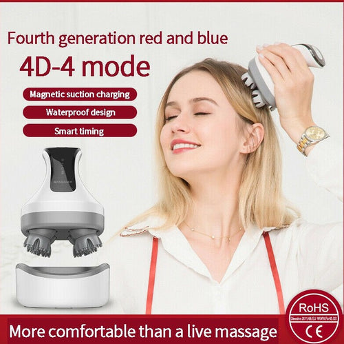 Massaggiatore Elettrico 4d Antistress Testa Collo Relax Muscoli Terapia Vibrante Salute e cura della persona/Benessere/Massaggi e relax/Massaggiatori elettrici/Massaggiatori cervicali e da collo Trade Shop italia - Napoli, Commerciovirtuoso.it