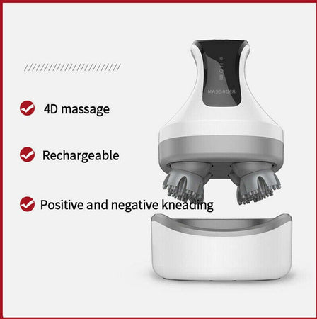 Massaggiatore Elettrico 4d Antistress Testa Collo Relax Muscoli Terapia Vibrante Salute e cura della persona/Benessere/Massaggi e relax/Massaggiatori elettrici/Massaggiatori cervicali e da collo Trade Shop italia - Napoli, Commerciovirtuoso.it