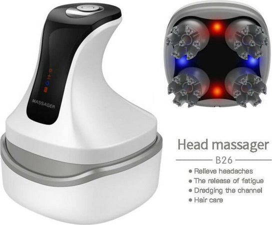 Massaggiatore Elettrico 4d Antistress Testa Collo Relax Muscoli Terapia Vibrante Salute e cura della persona/Benessere/Massaggi e relax/Massaggiatori elettrici/Massaggiatori cervicali e da collo Trade Shop italia - Napoli, Commerciovirtuoso.it