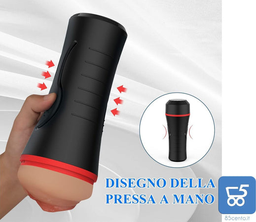 Massaggiatore elettrico di silicone portatile impermeabile con ricarica USB con modalità di massaggio uomo MIFASO