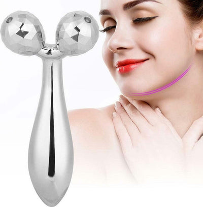 Massaggiatore Facciale 3d Massaggio Su Viso Pelle Stimola La Circolazione Q-am17 Bellezza/Accessori e strumenti di bellezza/Strumenti per la cura della pelle/Rulli per il viso Trade Shop italia - Napoli, Commerciovirtuoso.it