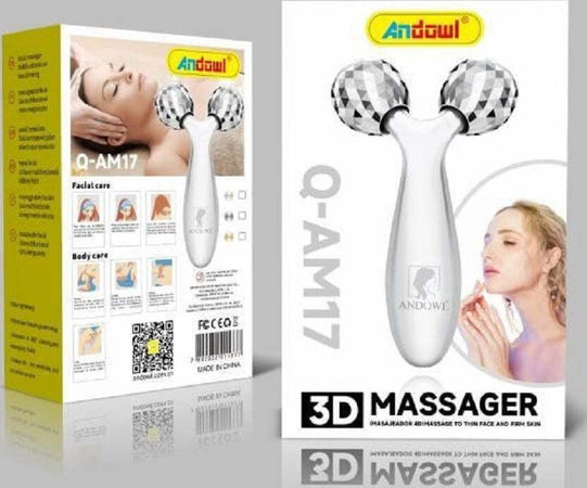 Massaggiatore Facciale 3d Massaggio Su Viso Pelle Stimola La Circolazione Q-am17 Bellezza/Accessori e strumenti di bellezza/Strumenti per la cura della pelle/Rulli per il viso Trade Shop italia - Napoli, Commerciovirtuoso.it