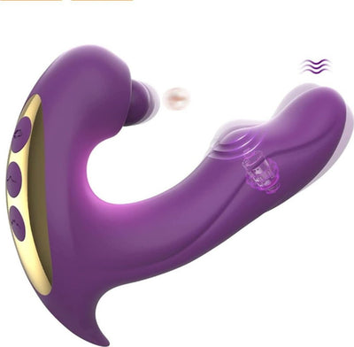 Massaggiatore Femminile 5 Modalità di Tocco 10 Vibrazioni Ricarica USB