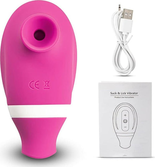 Massaggiatore in Silicone per Aspirazione con Tecnologia Air Pulse per Donne Ricaricabile USB