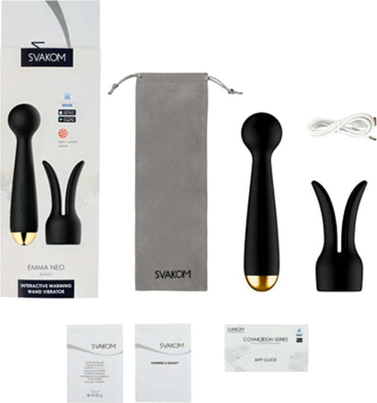 Massaggiatore Interattivo Riscaldante stimolatore Masturbatore con controllo APP Svakom Emma Neo Connexion Series App Controlled Salute e cura della persona/Erotismo e contraccezione/Sex toys/Vibratori/Vibratori classici Kondorama - Martinsicuro, Commerciovirtuoso.it