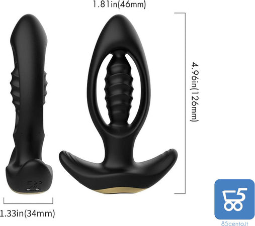 Massaggiatore Portatile Wireless Con Telecomando Uomo Donna Ricarica USB Impermeabile
