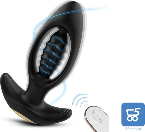 Massaggiatore Portatile Wireless Con Telecomando Uomo Donna Ricarica USB Impermeabile