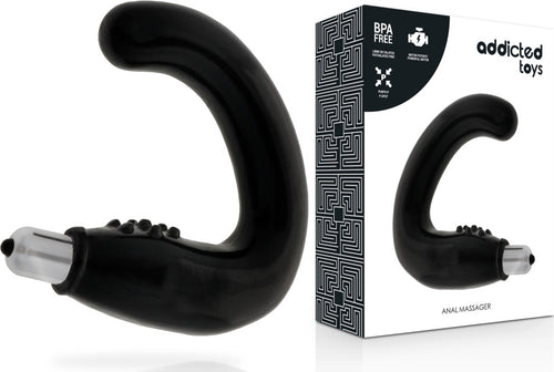 Massaggiatore Prostatico Massaggia Prostata Anale Nero Vibrante Addicted Toys Salute e cura della persona/Erotismo e contraccezione/Sex toys/Massaggiatori per la prostata Kondorama - Martinsicuro, Commerciovirtuoso.it