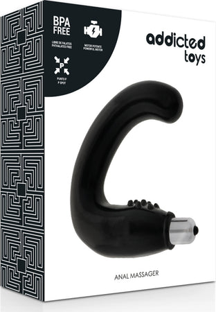 Massaggiatore Prostatico Massaggia Prostata Anale Nero Vibrante Addicted Toys Salute e cura della persona/Erotismo e contraccezione/Sex toys/Massaggiatori per la prostata Kondorama - Martinsicuro, Commerciovirtuoso.it