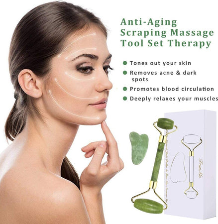 Massaggiatore Rullo Doppio Per Viso Faccia Collo Pelle Riduci Rughe Antiet? Cura del corpo e viso Trade Shop italia - Napoli, Commerciovirtuoso.it