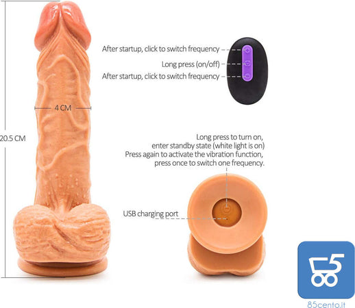 Massaggiatore vibrante con forte ventosa Donne G Spọt Morbido Silicone Wireless Telecomando Impermeabile