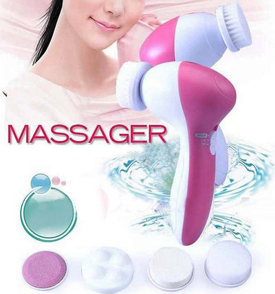 MASSAGGIATORE VISO CORPO FACCIALE PURIFICATORE 6 in 1 MASSAGGIO SPAZZOLA PULIZIA  Trade Shop italia - Napoli, Commerciovirtuoso.it