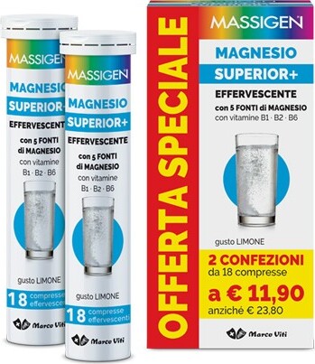 MASSIGEN-MAGNESIO-SUPERIOR-18+18-COMPRESSE-EFFERVESCENTI