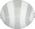 Massive-302996910-Tilda,-Plafoniera-a-Righe-in-Vetro,-Graniglia,-Diametro-30-cm,-Bianco/Trasparente-[Classe-di-efficienza-energetica-A]