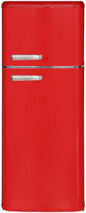 MASTER Frigorifero Doppia Porta Vintage Anni 50 CLASS280KRD cl. F Rosso