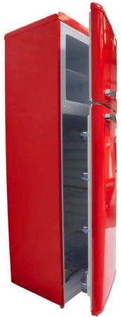MASTER Frigorifero Doppia Porta Vintage Anni 50 CLASS280KRD cl. F Rosso