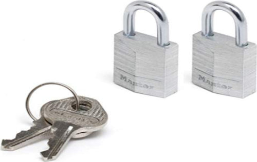 MASTER-LOCK---2-LUCCHETTI-IN-ALLUMINIO-MASSICCIO---ARCO-IN-ACCIAIO---20x11x3-MM