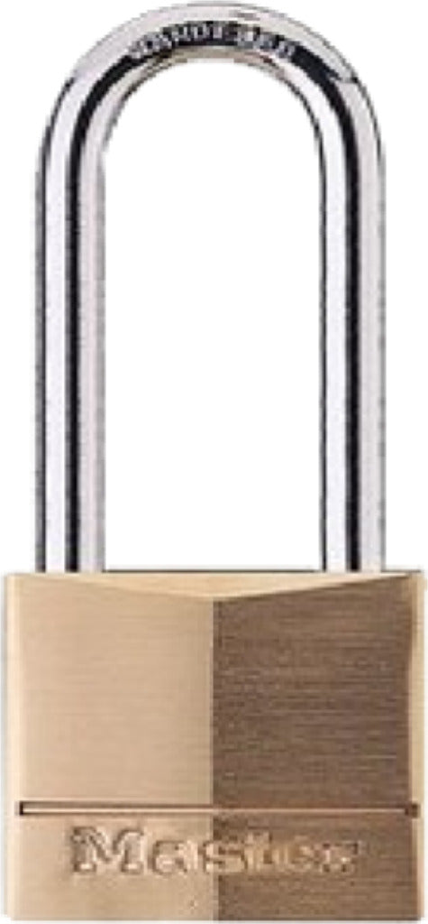MASTER-LOCK---LUCCHETTO-IN-OTTONE-MASSICCIO---ARCO-ACCIAIO-TEMPERATO---40x51x6-MM