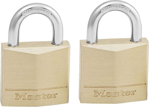 MASTER-LOCK--CONFEZIONE-2-LUCCHETTI-CON-CHIAVI-IN-OTTONE-MM-30