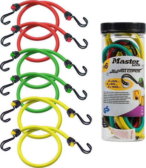 MASTER-LOCK--SET-6-PZ-CORDE-ELASTICHE