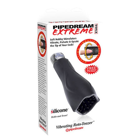 ✅ PIPEDREAM EXTREME VIBRATING ROTO-TEAZER – NERO ⚫