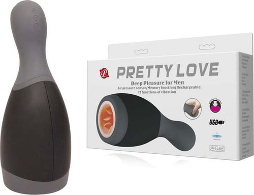 Masturbatore Vibrante Da Uomo a Coppa Elettrico Ricaricabile Usb in Tpr Pretty Love Deep Pleasure Salute e cura della persona/Erotismo e contraccezione/Sex toys/Masturbatori maschili/Masturbatori a coppa e accessori/Masturbatori a coppa elettrici Kondorama - Martinsicuro, Commerciovirtuoso.it